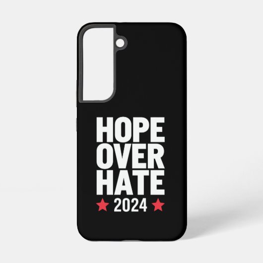 カマラ・ハリス 2024 希望は憎しみに勝つ 大統領  SAMSUNG GALAXYケース (裏面)