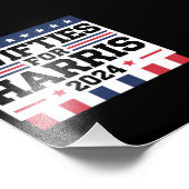 カマラ・ハリス 2024 年投票支援のスウィフティーズ フォトプリント            (角)