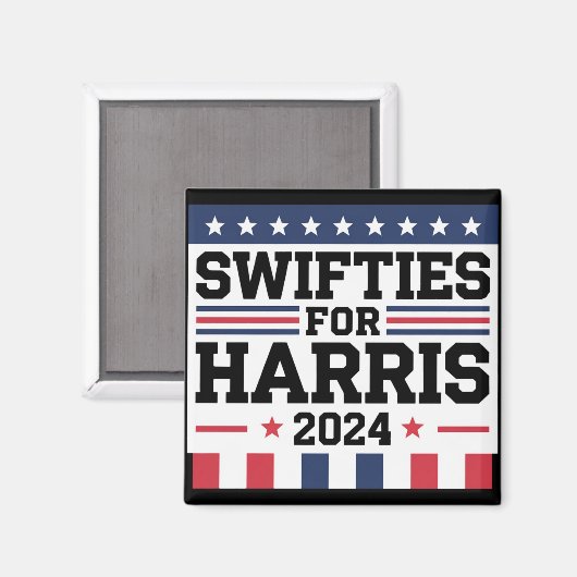 カマラ・ハリス 2024 投票サポート Swifties マグネット (正面/裏面)