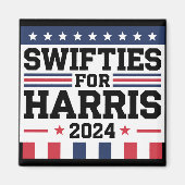 カマラ・ハリス 2024 投票サポート Swifties マグネット (正面)