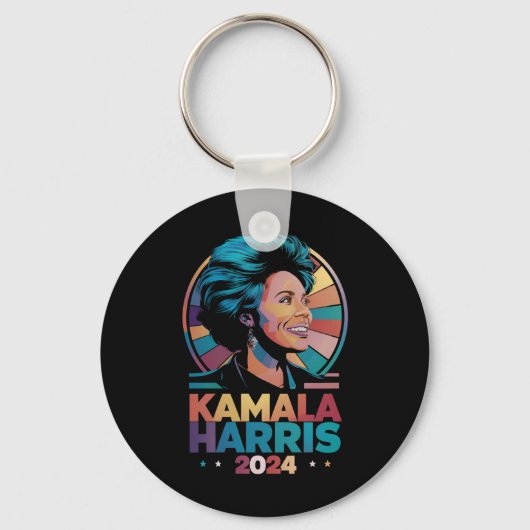 カマラ・ハリス 2024 投票 大統領 カマラ 選挙 キーホルダー (正面)