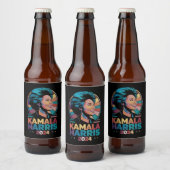 カマラ・ハリス 2024 投票 大統領 カマラ 選挙 ビールラベル (ボトル)