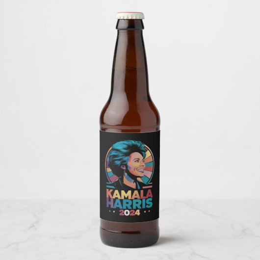 カマラ・ハリス 2024 投票 大統領 カマラ 選挙 ビールラベル (正面)