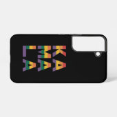 カマラ・ハリス 2024 虹色の旗 ゲイ プライド LGBT  SAMSUNG GALAXYケース (裏面横)
