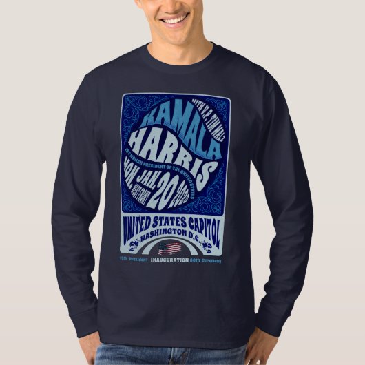 カマラ・ハリス 2025年1月20日大統領就任式 Tシャツ (正面)