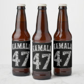 カマラ・ハリス 47代アメリカ大統領 2024 ビールラベル (ボトル)