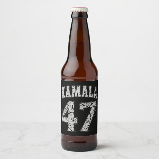カマラ・ハリス 47代アメリカ大統領 2024 ビールラベル (正面)