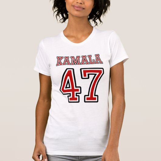 カマラ・ハリス 47代アメリカ大統領 2024 Tシャツ (正面)