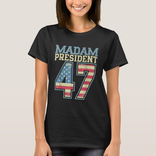 カマラ・ハリス 47代アメリカ大統領 2024 Tシャツ (正面)