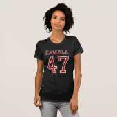 カマラ・ハリス 47 大統領選挙 2024 メンズ レディース キッズ Tシャツ (正面フル)