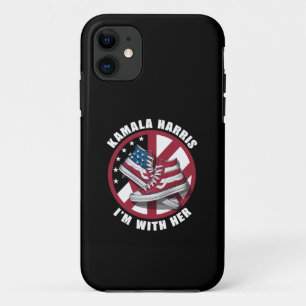 カマラ・ハリス I'm with Her 愛国 コンバース iPhone 11 ケース