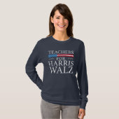 カマラ・ハリス Teachers For Harris Walz 2024 Tシャツ (正面フル)