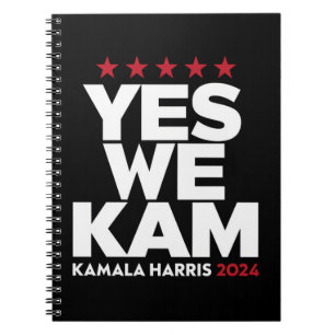 カマラ・ハリス Yes We Kam アメリカ大統領 2024 ノートブック