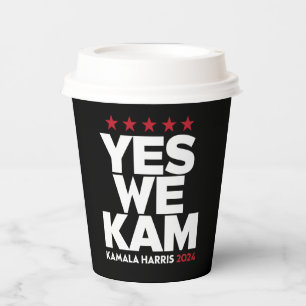 カマラ・ハリス Yes We Kam アメリカ大統領 2024 紙コップ