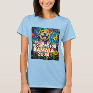 カマラTシャツ用の犬のママ Tシャツ