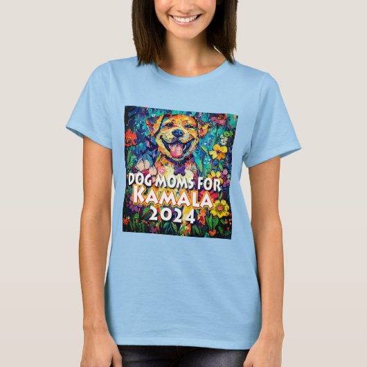 カマラTシャツ用の犬のママ Tシャツ (正面)
