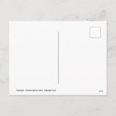 カマルグのフラミンゴと巣のグループ シーズンポストカード (裏面)