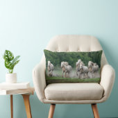 カマルグランニングウマの水 ランバークッション (椅子)