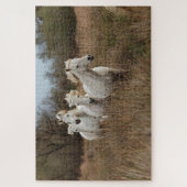 カマルグランニングウマの ジグソーパズル (縦)