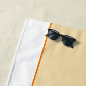 カマロガパーソナライズされたレージサイン ビーチタオル (インサイチュ)