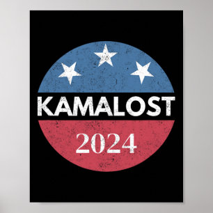 カマロスト失ったカマラ2024年選挙トランプ選手が47日に勝利 ポスター
