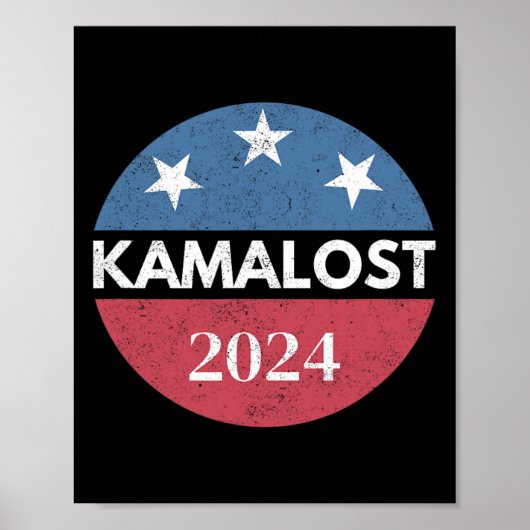 カマロスト失ったカマラ2024年選挙トランプ選手が47日に勝利 ポスター (正面)