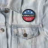 カマロスト・ハリス敗北 2024 トランプ勝利 47代大統領 缶バッジ (インサイチュ)