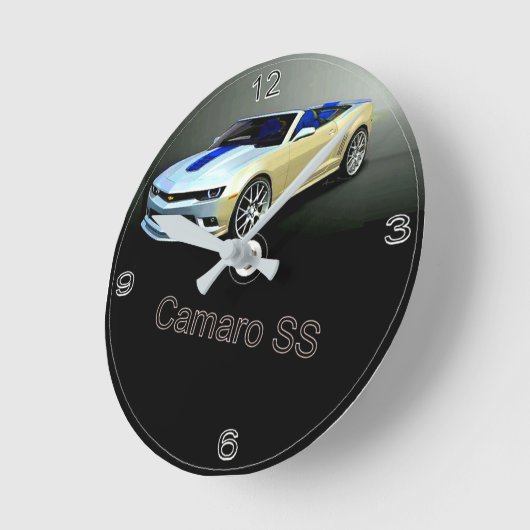 カマロSS ラウンド壁時計 (傾斜)