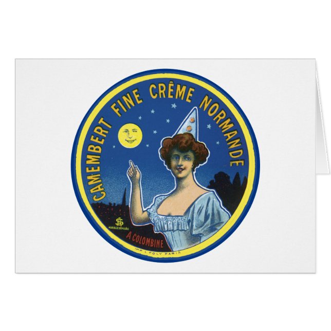 カマンベールクレメ素晴らしノルマンディレーベル (正面横)