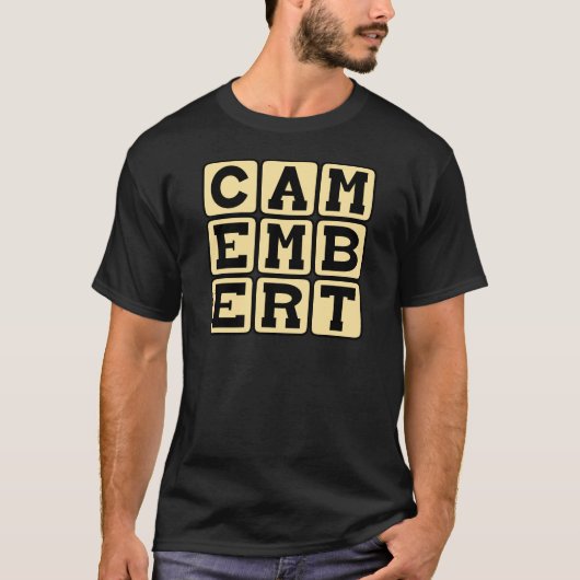 カマンベール、ソフトチーズ Tシャツ (正面)