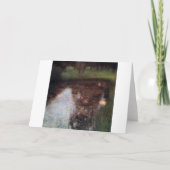 カマーキャッスルグラウンドに落ち着いた池グスタフクリムト カード (正面)