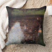 カマーキャッスルグラウンドに落ち着いた池グスタフクリムト クッション (ブランケット)