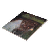 カマーキャッスルグラウンドに落ち着いた池グスタフクリムト タイル (側面)