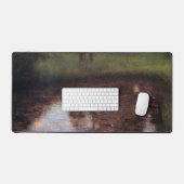 カマーキャッスルグラウンドに落ち着いた池グスタフクリムト デスクマット (キーボード&マウス)