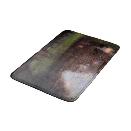 カマーキャッスルグラウンドに落ち着いた池グスタフクリムト バスマット (アングル)