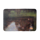 カマーキャッスルグラウンドに落ち着いた池グスタフクリムト バスマット (正面)