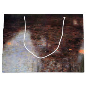 カマーキャッスルグラウンドに落ち着いた池グスタフクリムト ラージペーパーバッグ (正面)