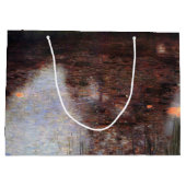 カマーキャッスルグラウンドに落ち着いた池グスタフクリムト ラージペーパーバッグ (裏面)