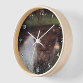 カマーキャッスルグラウンドに落ち着いた池グスタフクリムト 壁時計 (傾斜)