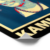 カマ素晴らしラハリスKammunism共産主義ハリスW ポスター (角)