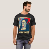 カマ素晴らしラハリスKammunism共産主義ハリスW Tシャツ (正面フル)