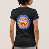 カマ統一されたラハリスTシャツの女性 Tシャツ (裏面)