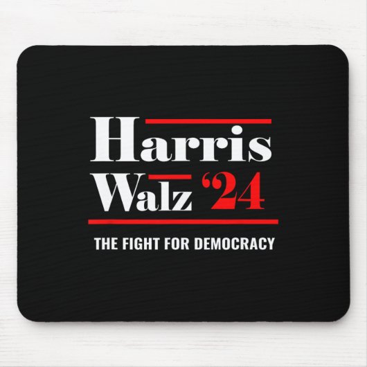 カマ選ラハリス& Tim Walz 2024 マウスパッド (正面)