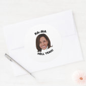 カマ・ヘルYEH KAMALA HARRIS 2020 ラウンドシール (封筒)