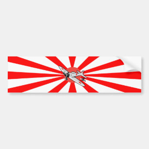 カミカゼのスケートボーディング バンパーステッカー