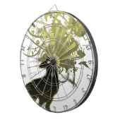 カミカゼのワタリガラス ダーツボード (正面右)