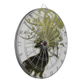 カミカゼのワタリガラス ダーツボード (正面左)