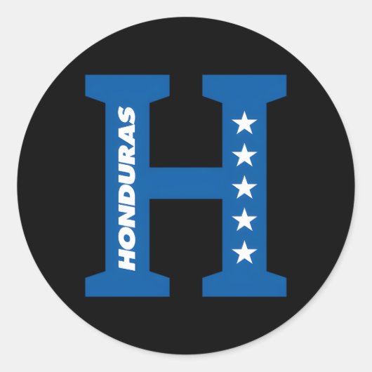 カミサスデホンジュラスカミサスキャトラハスHonduraから ラウンドシール (正面)