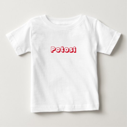 カミセタポトシ ベビーTシャツ (正面)