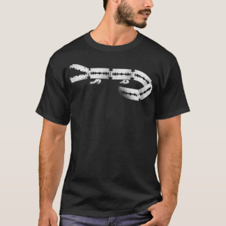 カミソリのワニ Tシャツ